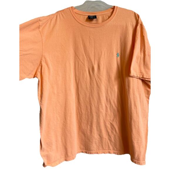 Polo Ralph Lauren Men T-Shirt 2XL Orange Pony Crew Neck Tee Shirt Preppy XXL - Picture 2 of 7